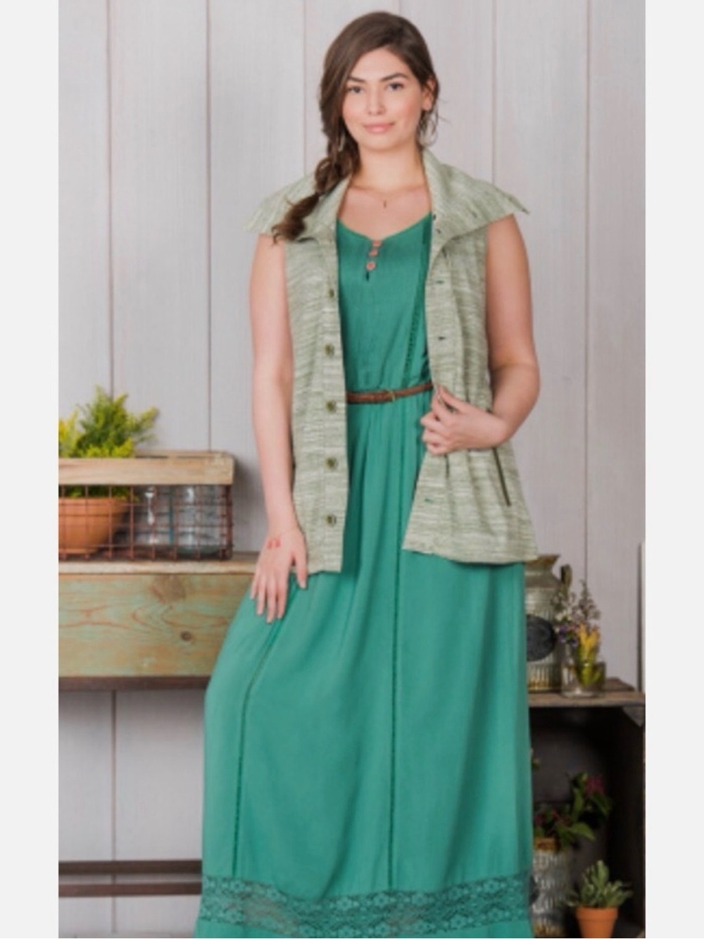 Matilda Jane Down in The Valley Green Maxi Dress